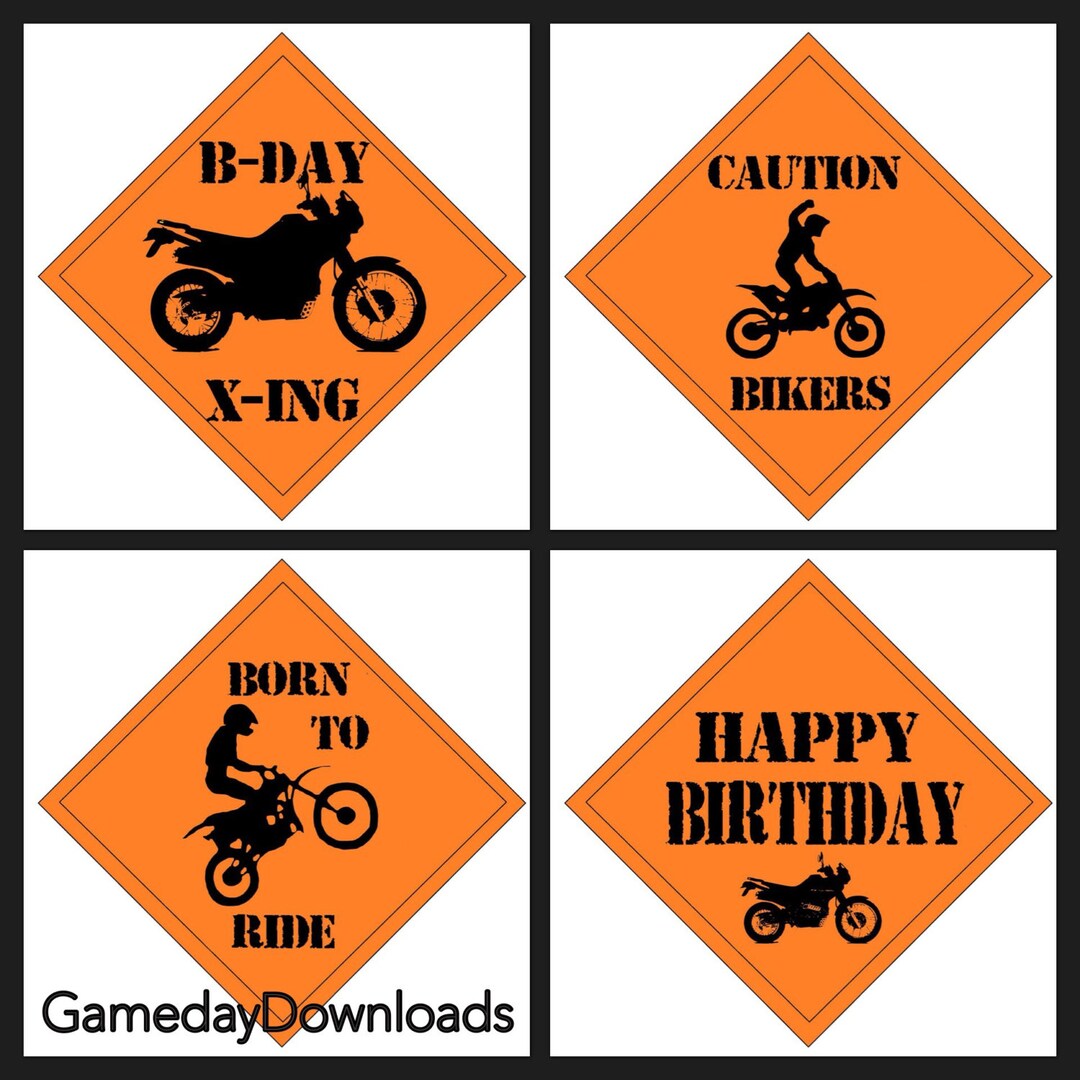 bike caution stickers