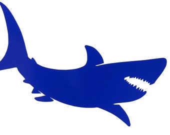 Shark Decal - Ocean Sticker - Perfect for Tumblers, Laptops, Car Windows - Ocean Shark Gift - Shark Stickers
