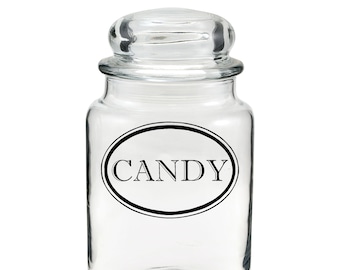 Candy jar labels | Etsy