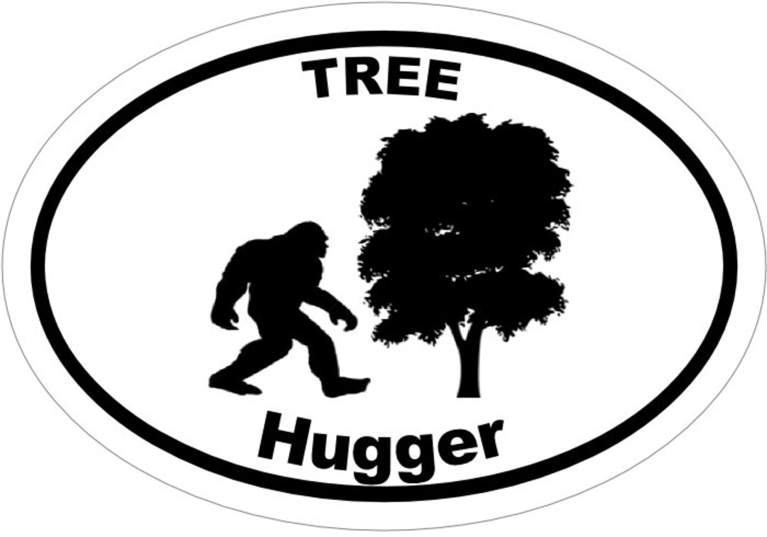 BIGFOOT Vinyl Decal Sticker Tree Hugger YETI , Truck Decal ,car Sticker