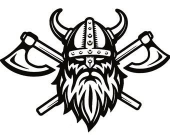 Viking Vinyl Decal - Thors Hammer Sticker - Great Mythology Scandinavian Heritage Norse Gift - Odin Decal