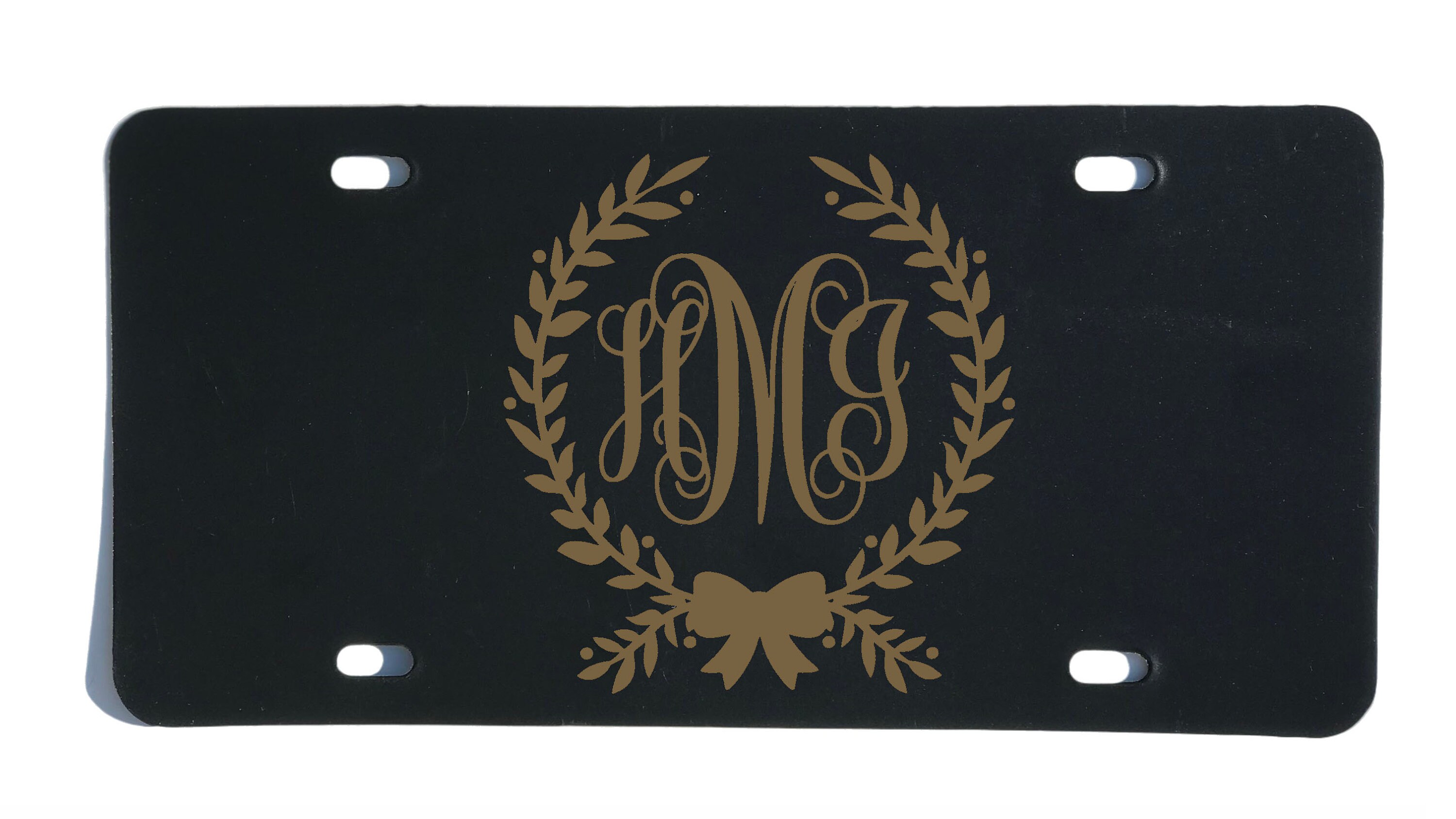 Personalized Vanity Plate Monogrammed Front License Plate Etsy