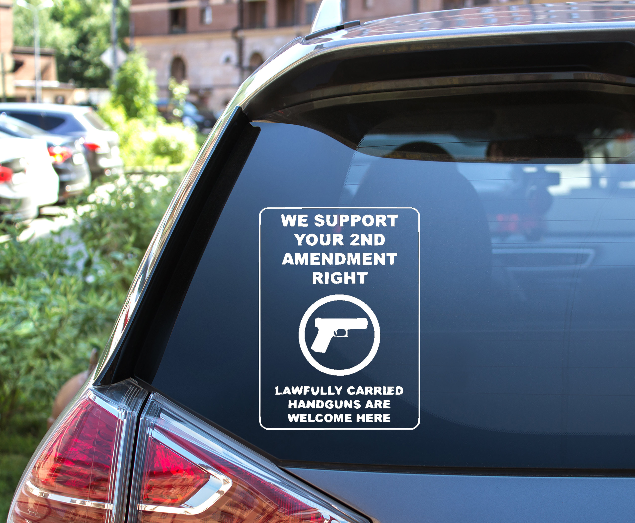2nd amendment window decal deals