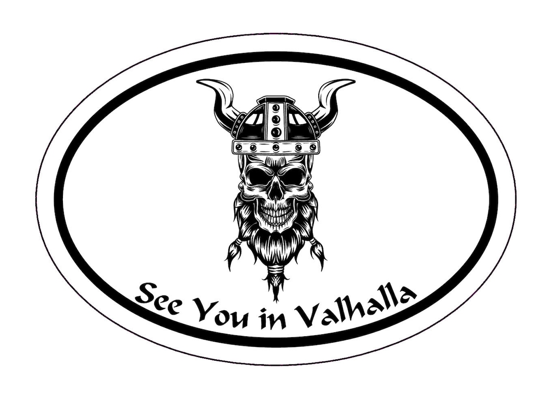 See You in Valhalla Viking Decal ÚLFHÉÐNAR Decal Viking Etsy