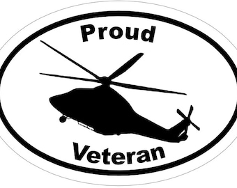 Proud Veteran Vinyl Decal - Military Veteran Sticker - Military Vinyl Decal - Veteran Sticker - Great Veteran Gift
