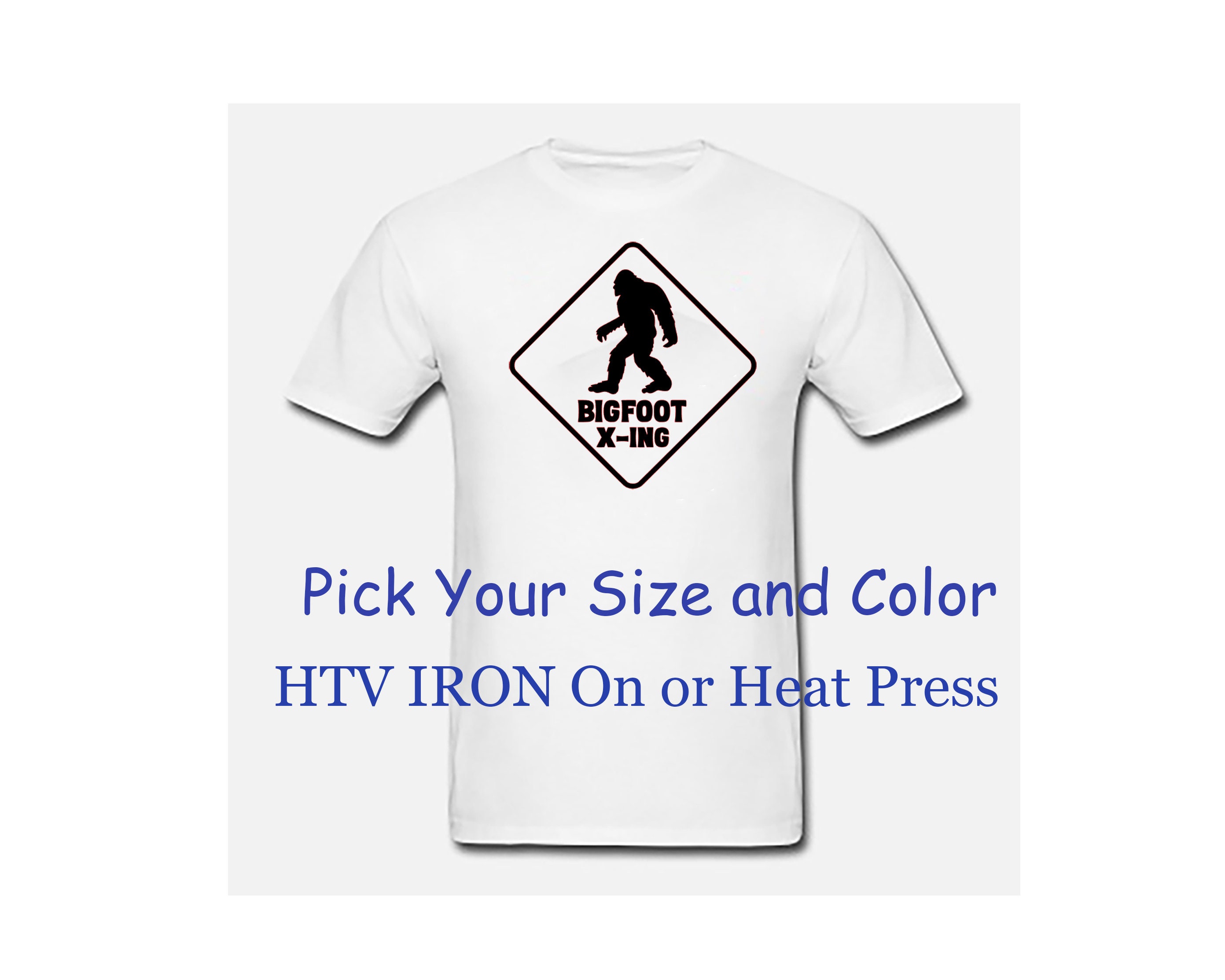 bigfoot t shirts etsy