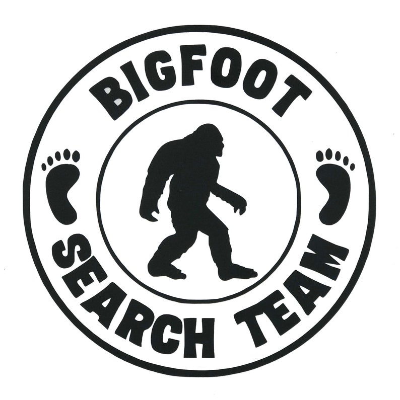 Bigfoot Search Team Vinyl Decal Personalized Bigfoot Sticker Etsy UK