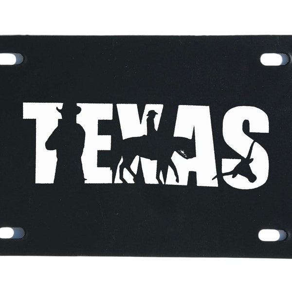 Texas Vanity Plate Etsy