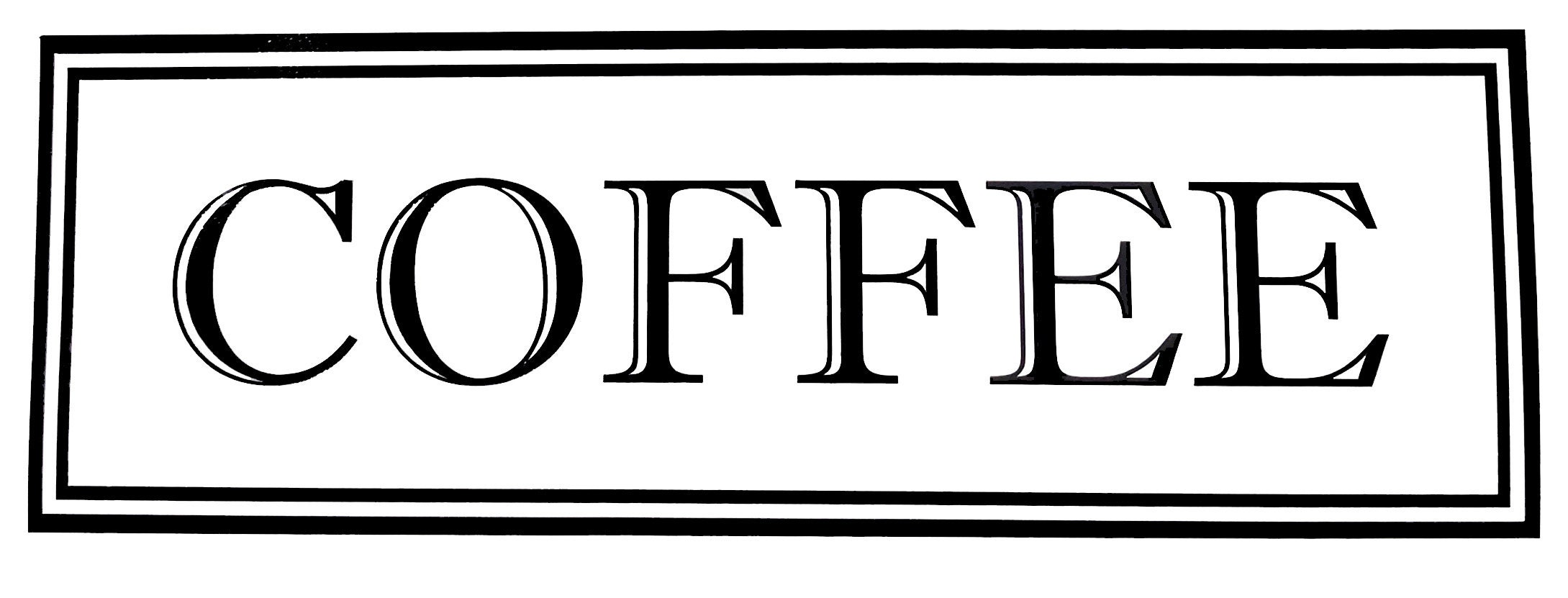 Coffee Jar Decal Kitchen Sticker Coffee Sticker Coffee Etsy