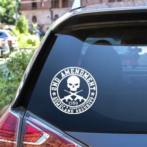Homeland Security Vinyl Decal - 2A  Decal - Second Amendment Sticker - 2nd Amendment Truck Decal Car Sticker - Funny Patriotic Gift