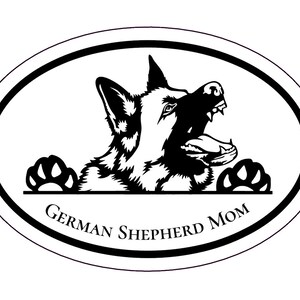 German Shepherd Mom Decal - German Shepherd Sticker - German Shepherd Decal  - Shepherd Mom Gift - German Shepherd Dog Breed