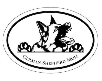 Deutscher Schäferhund Mama Aufkleber - Deutsche Schäferhund Aufkleber - Schäferhund-Mama-Geschenk - Deutsche Schäferhund Hunderasse