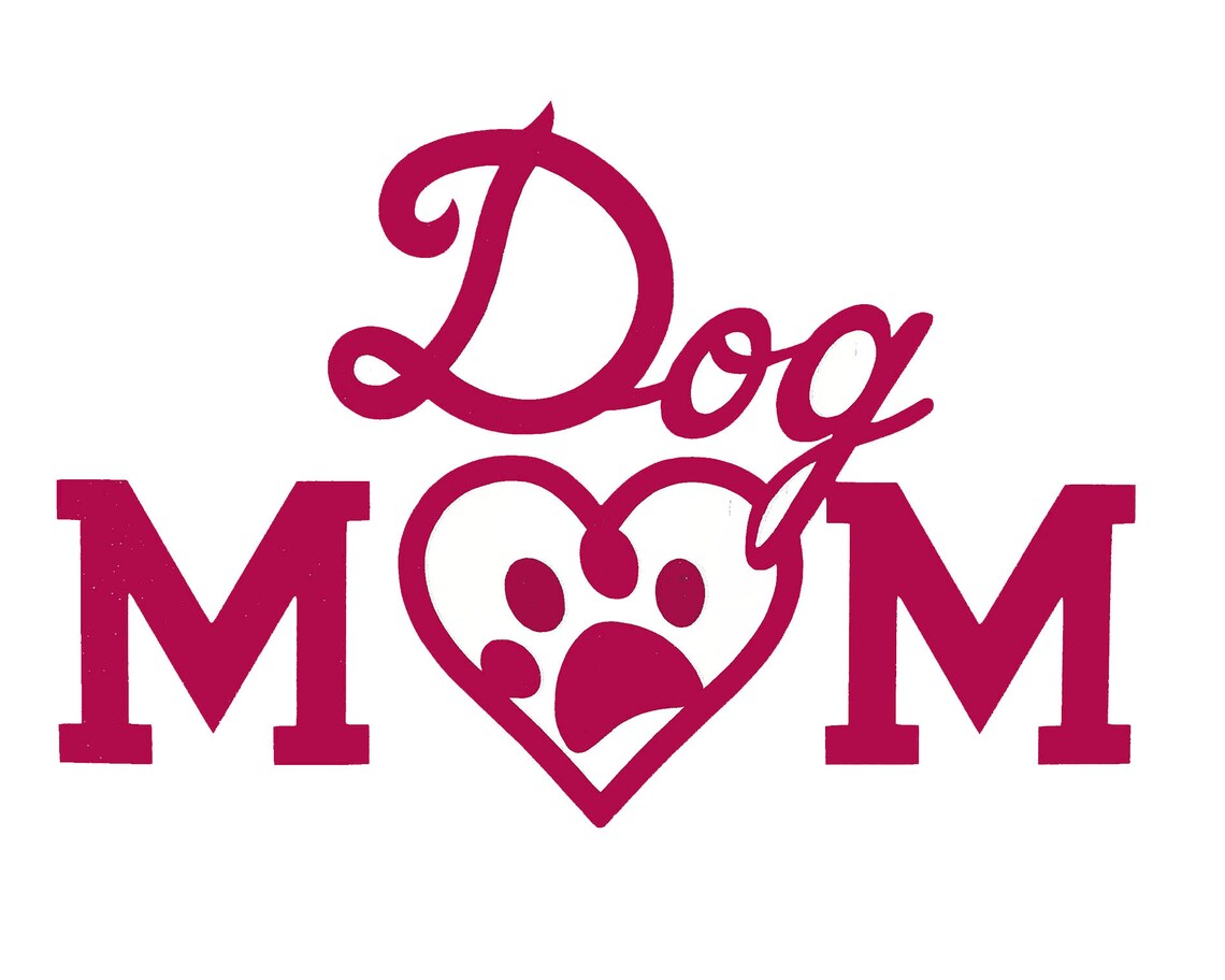 Custom Dog Mom Decal Dog Mom Sticker Pet Paw Decal Yeti Etsy