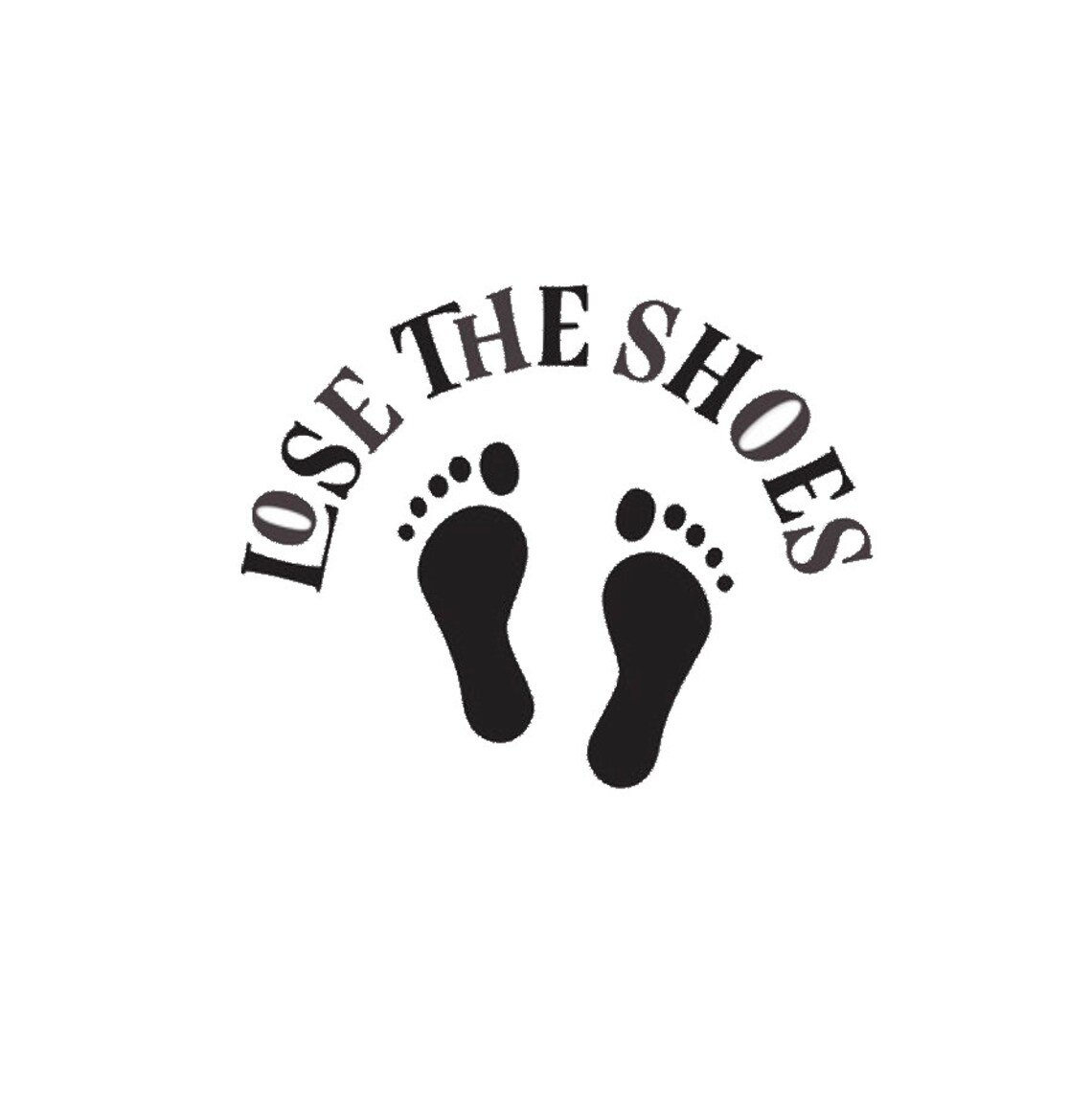 Lose the Shoes Decal Footprint Bumper Sticker Beach Decal Etsy