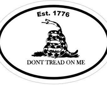 Est.1776 2nd Amendment Vinyl Patriotic Bumper Sticker MOLON LABE Decal 