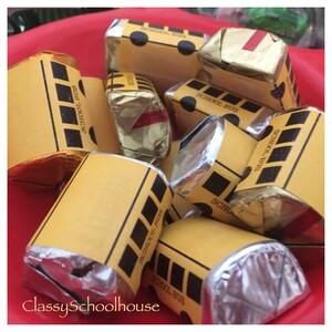 DIGITAL School Bus Wrappers Labels for Hershey Nuggets Instant Download ...