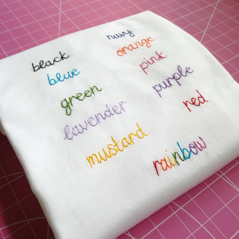 Personalised Handkerchief Hand Embroidered Organic Cotton Hanky Wedding Gift for New Husband or Groom from Bride Delicious Monster Tea image 10