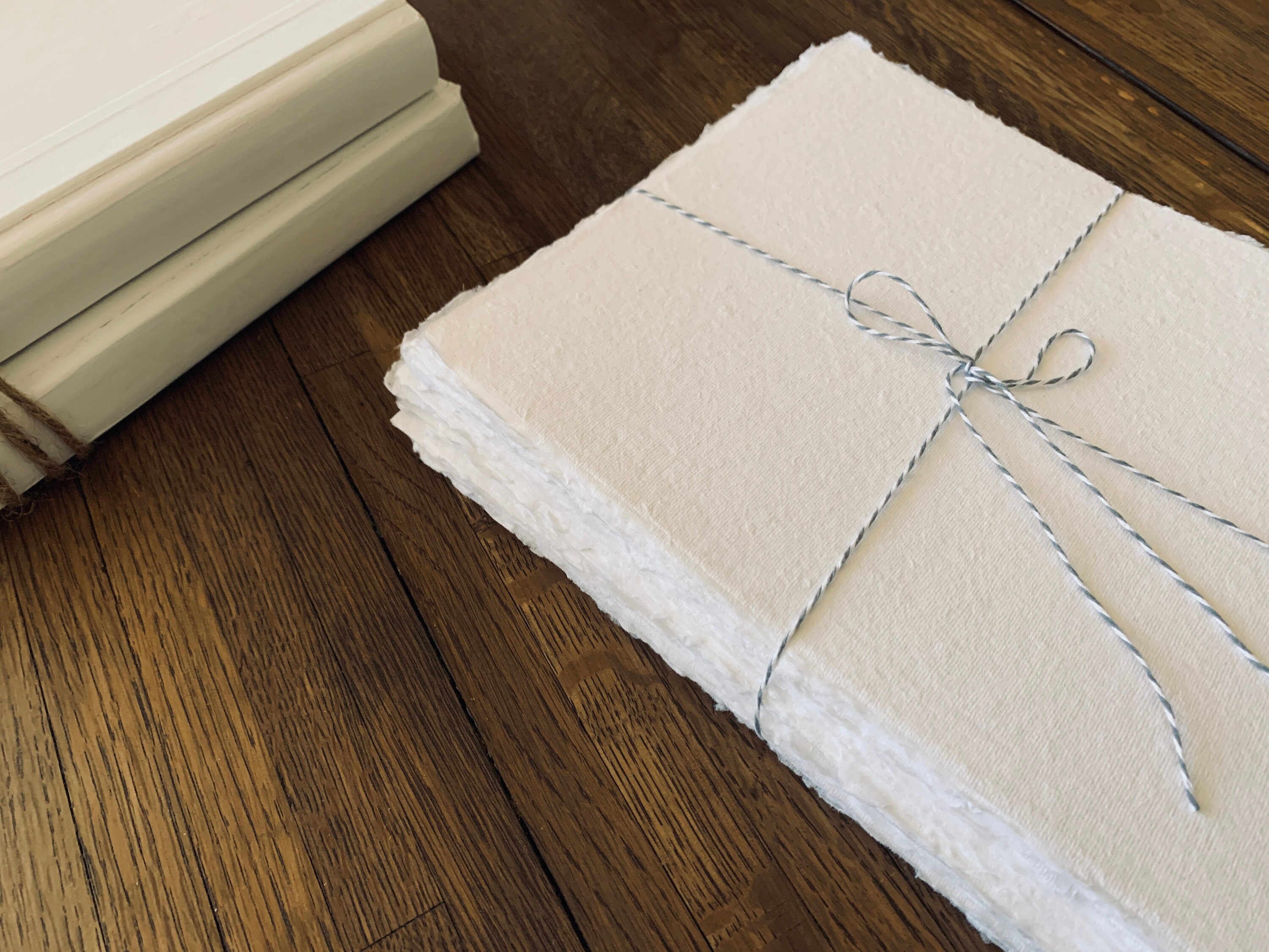 8x10 Handmade Deckled Edge Cotton Rag Paper Deckle Edge Paper Etsy