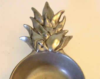 Vintage Pineapple Pewter Bowl Pewtarex York