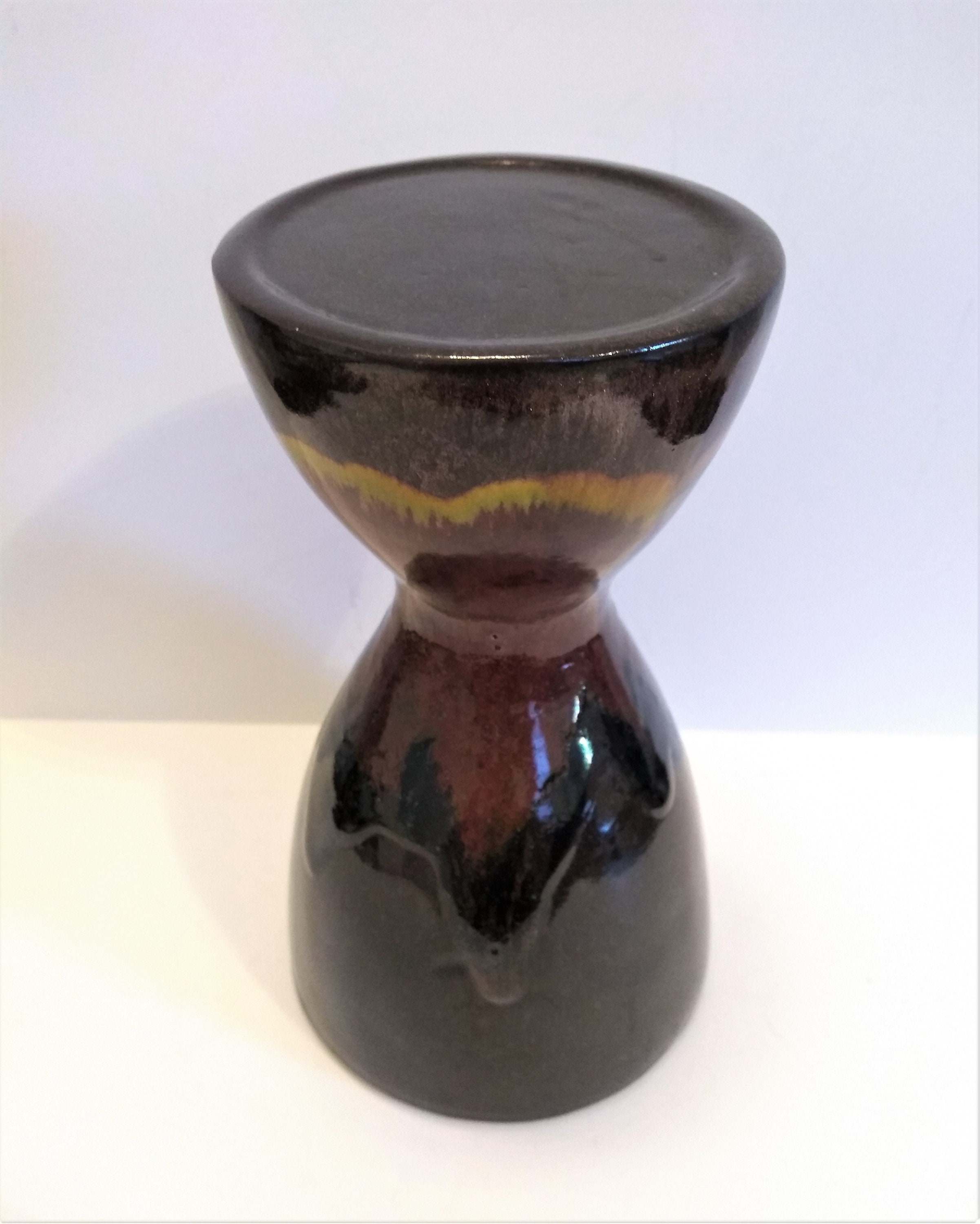 8.5 2.4 Lbs. Large Glazed Ceramic Pillar Candle Holder Etsy UK