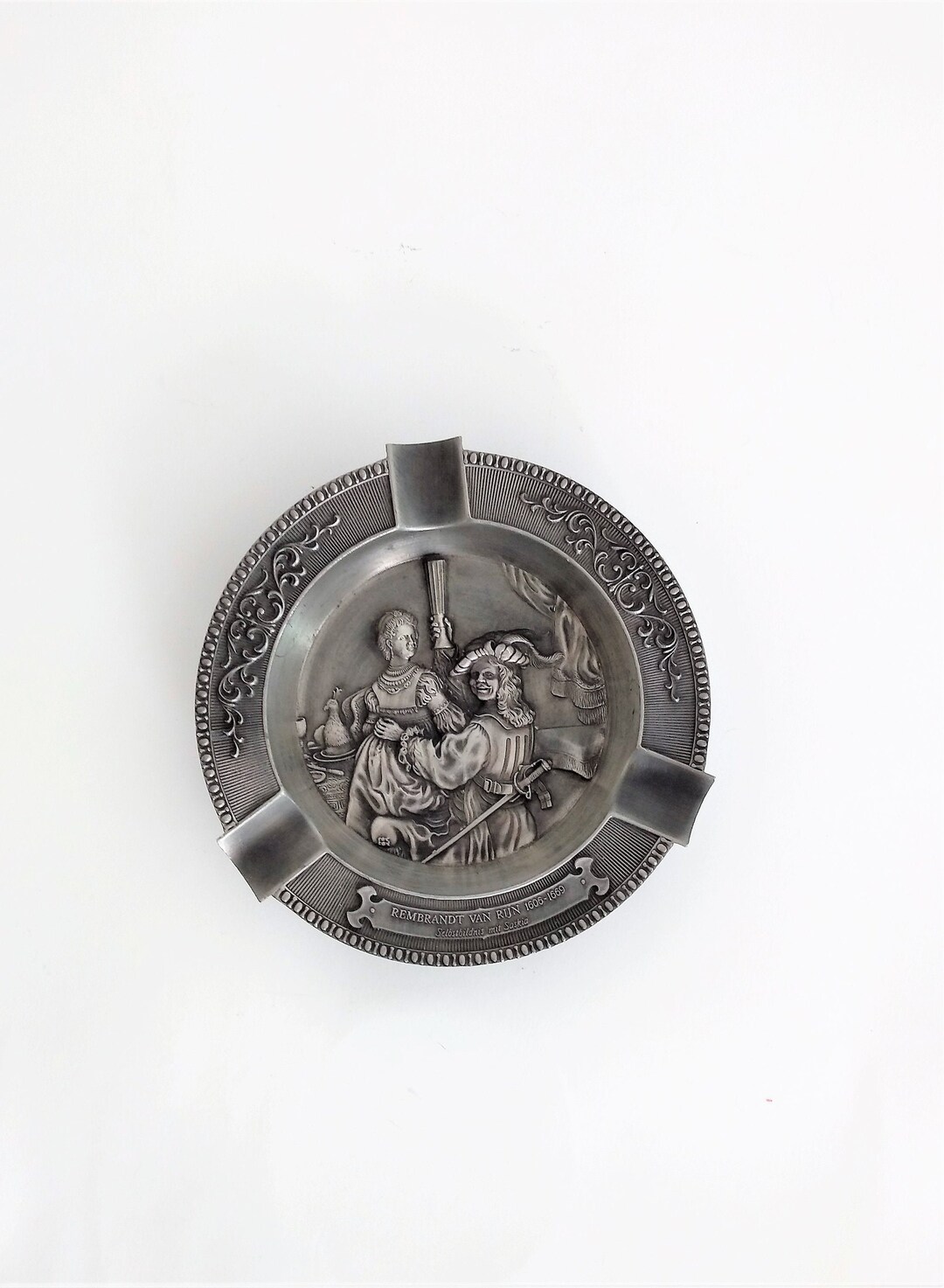 Vintage Pewter Ashtray WMF Pewter Ashtray WMF Rembrandt Ashtray