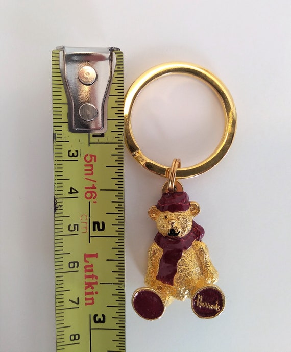 Vintage Harrods Teddy Bear Keyring Teddy Bear Keyring -  Denmark