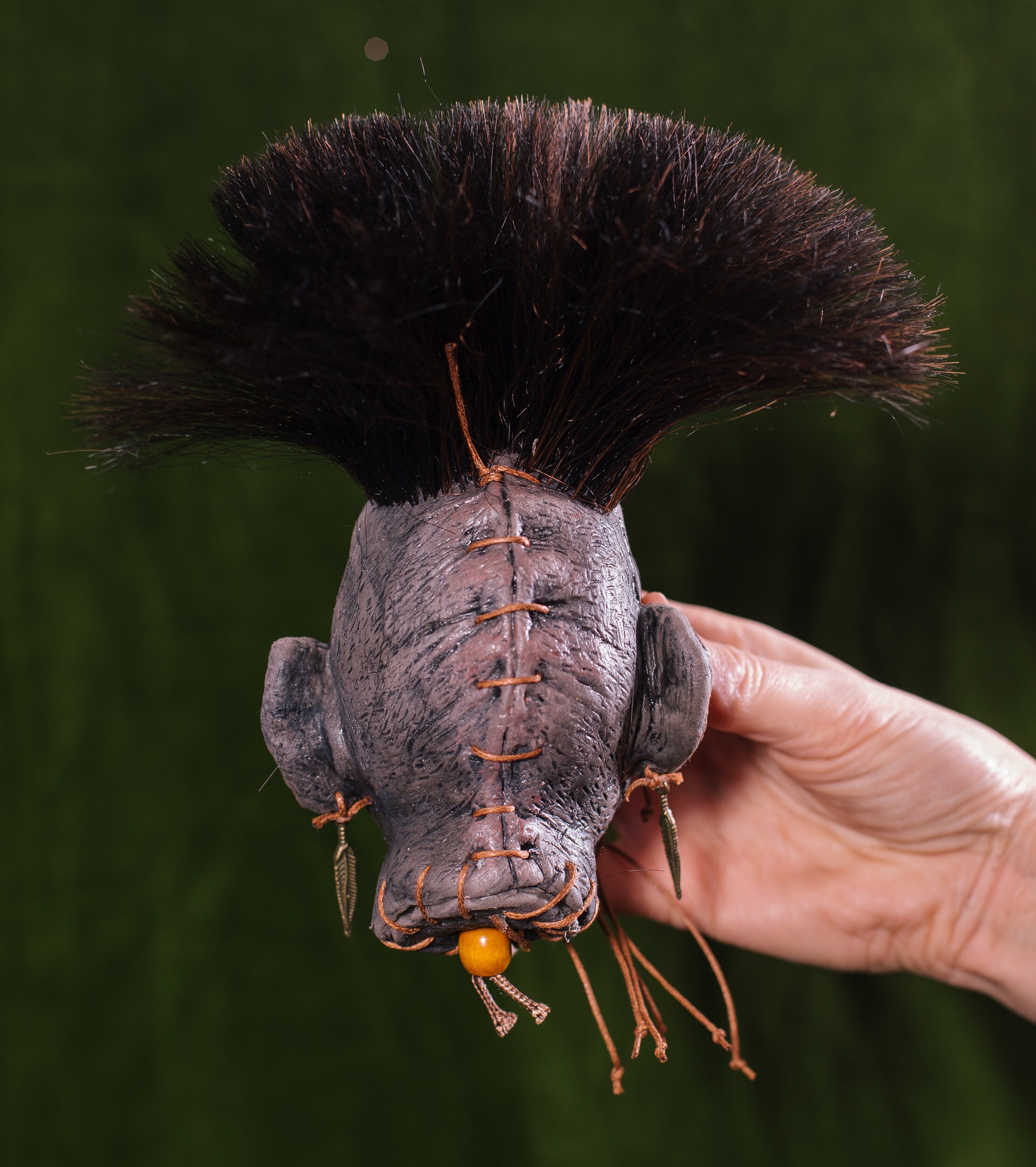 3. Trinket Jamaican Shrunken head Tsantsa tzantza. ritual Etsy