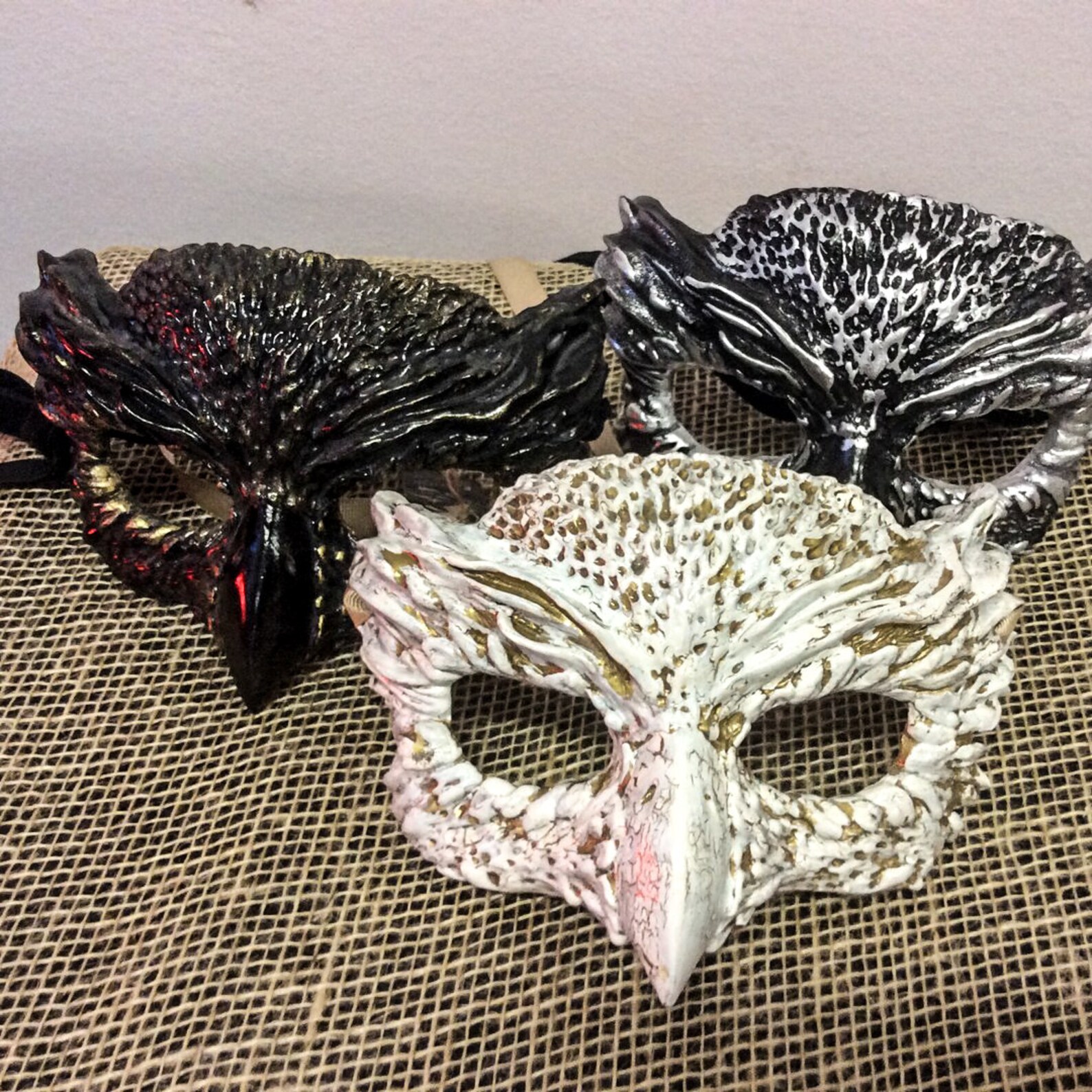 Owl mask masquerade mask costume mask fantasy forest Etsy