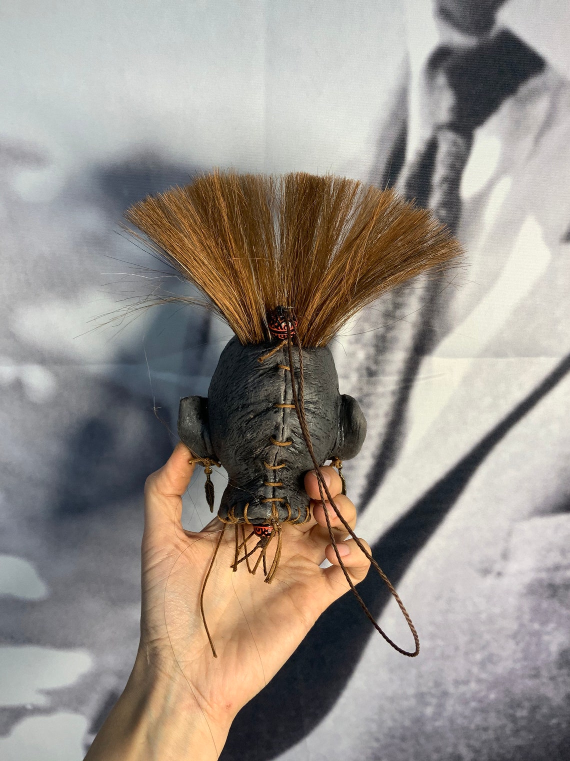 3. Trinket Jamaican Shrunken head Tsantsa tzantza. ritual Etsy