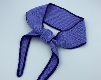 Multicolored Hand Knit Merino Wool Cashmere Scarf - Sophie Scarf - Effortless Chic