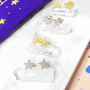Star Stud Earrings | Minimal Star Earrings | 925 Silver | Gold Plated | Celestial Jewelry | Dainty Jewelry | Gift For Her