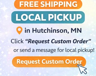 Lokale pick-up Hutchinson, MN – verzoek voor aangepaste bestelling