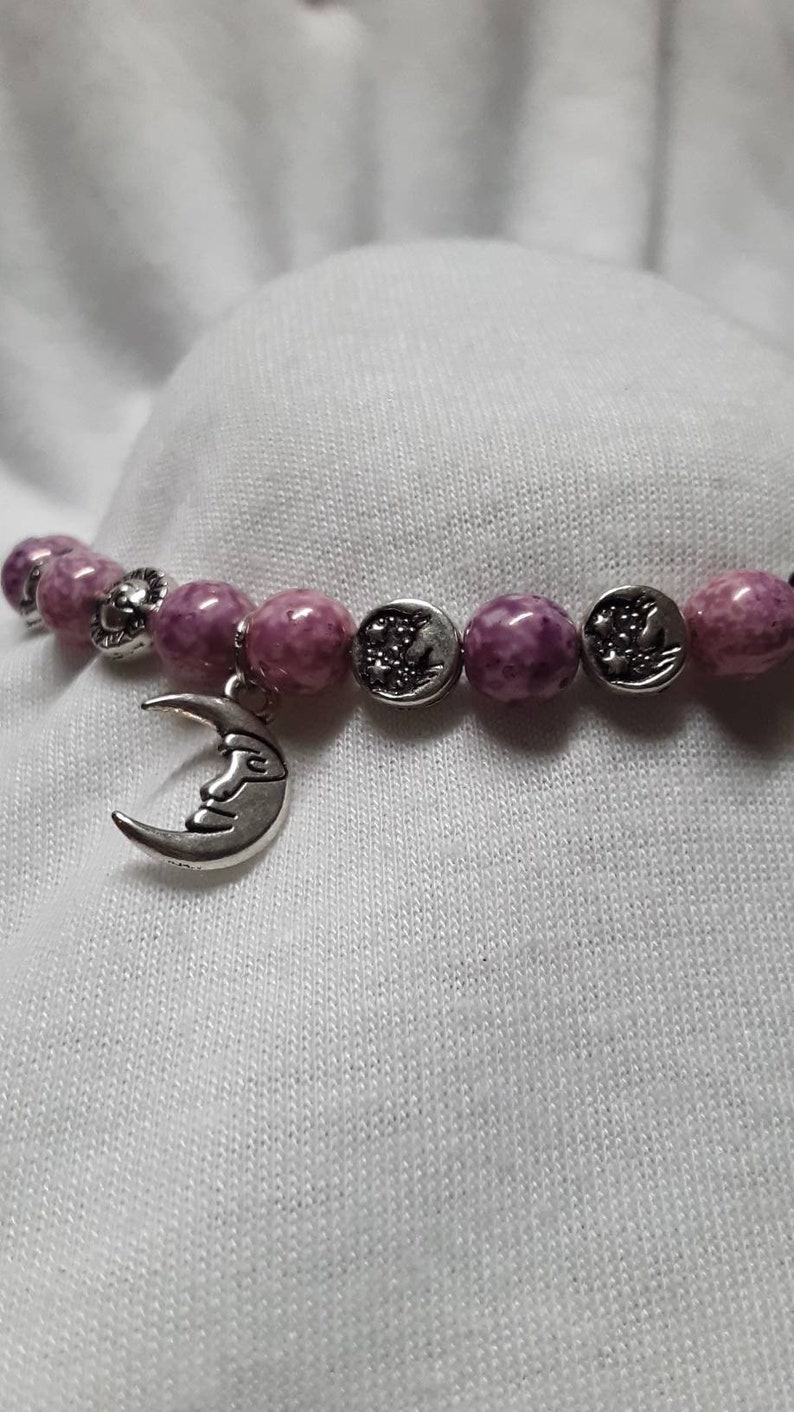 Silver sea turtle anklet purple sea turtle anklet silver dangle anklet purple luster anklet