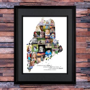 Maine Photo Collage | Maine Art | Maine Gifts | Maine Map | Maine Print | Maine Picture Collage | State of Maine