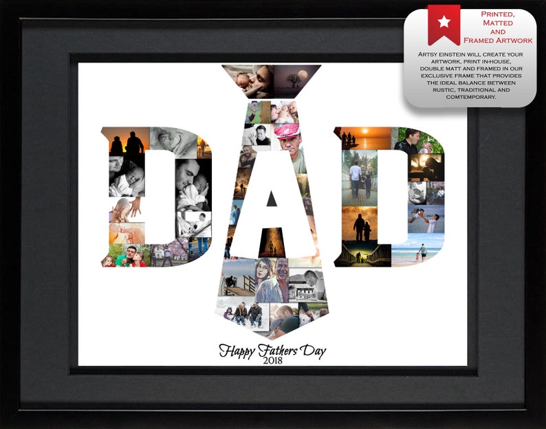 Fathers Day Gift Gift for Dad Gift Idea for Dad Unique Gift for Dad Awesome Dad Custom Photo Collage Photo Collage Gift image 5