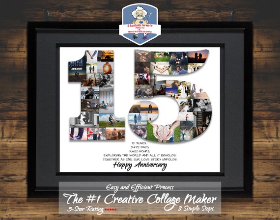 15th Anniversary Gift 15th Birthday 15 Year Anniversary Ideas Etsy