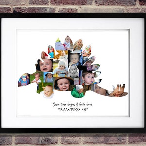 Stegosaurus | Dinosaur Photo Collage | Dinosaur SVG | Dinosaur Decor | Dinosaur Nursery Decor | Dinosaur Wall Art | Stegosaurus Art