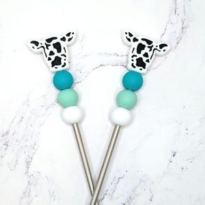 Amigurumi Sewing Sticks: Cow Print- 3mm Size (Set of 2)
