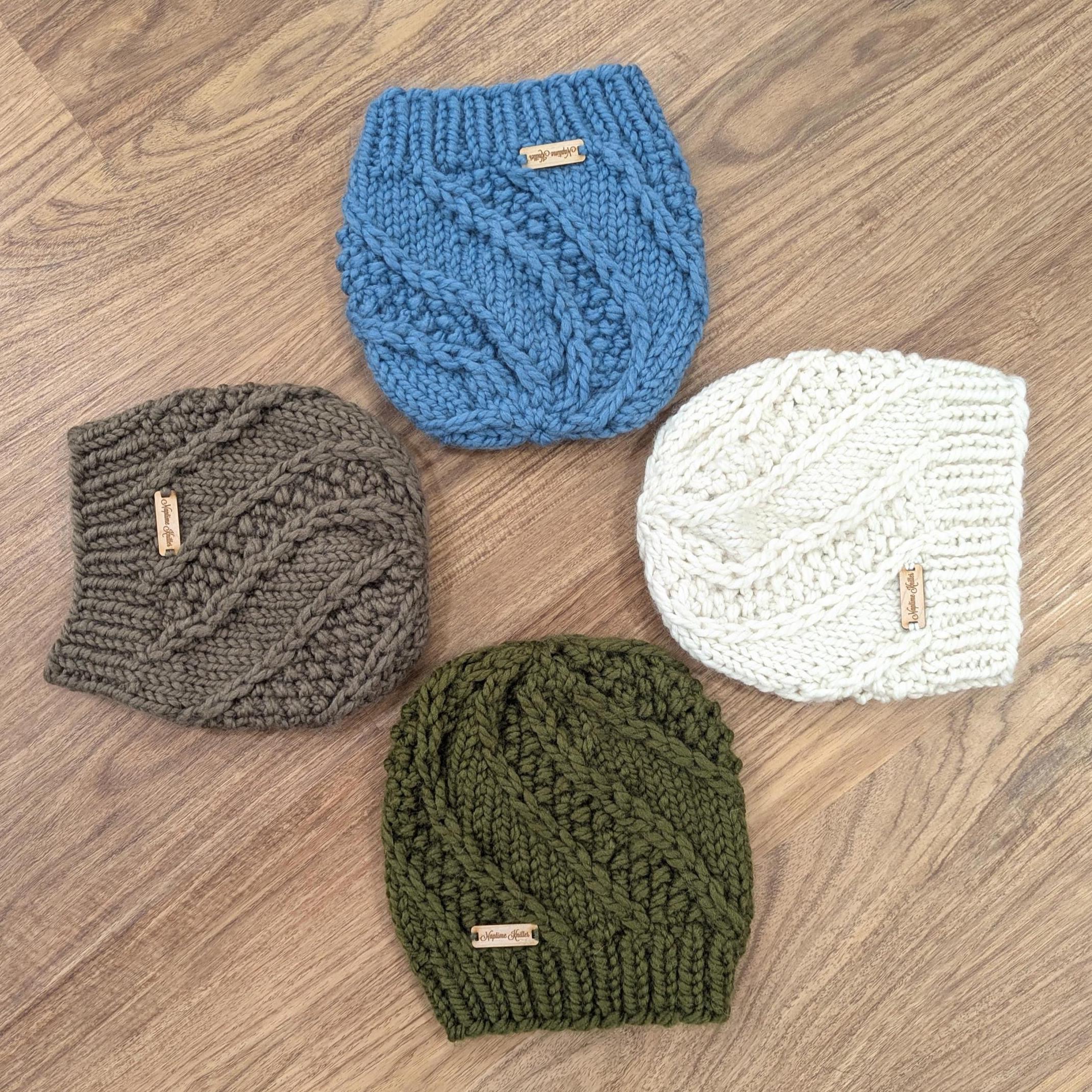 Hand Knitted Wool Blend Women