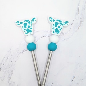 Amigurumi Sewing Sticks, Cow Print, Crochet Knitting Tool- 3.5mm size (Set of 2)