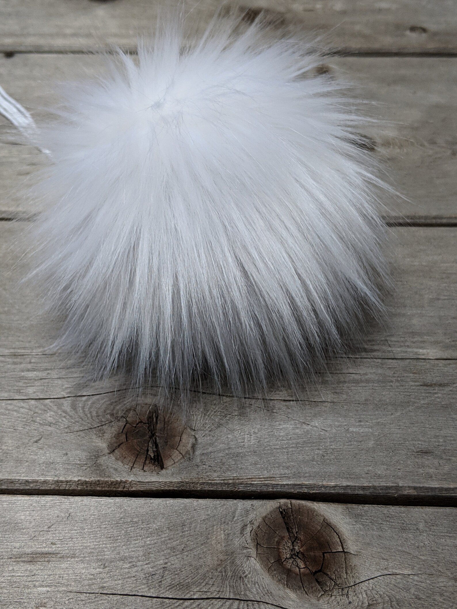 BULK ORDER of 10 White Faux Fur Pom Pom Faux Fur Pom Poms Etsy