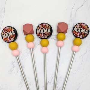 Amigurumi Sewing Sticks: Boho Mama Set, Knitting Crochet Tool- 4mm size (Set of 5)