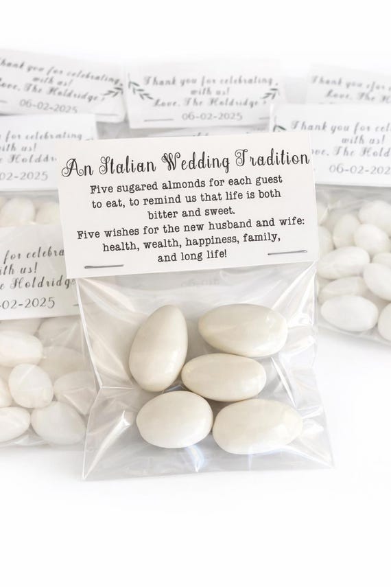 15 - Italian - Bomboniera"Confetti" - Wedding favors (Candy Coated Almonds)
