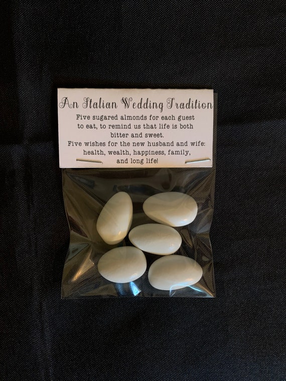15 - Italian - Bomboniera"Confetti" - Wedding favors (Candy Coated Almonds)