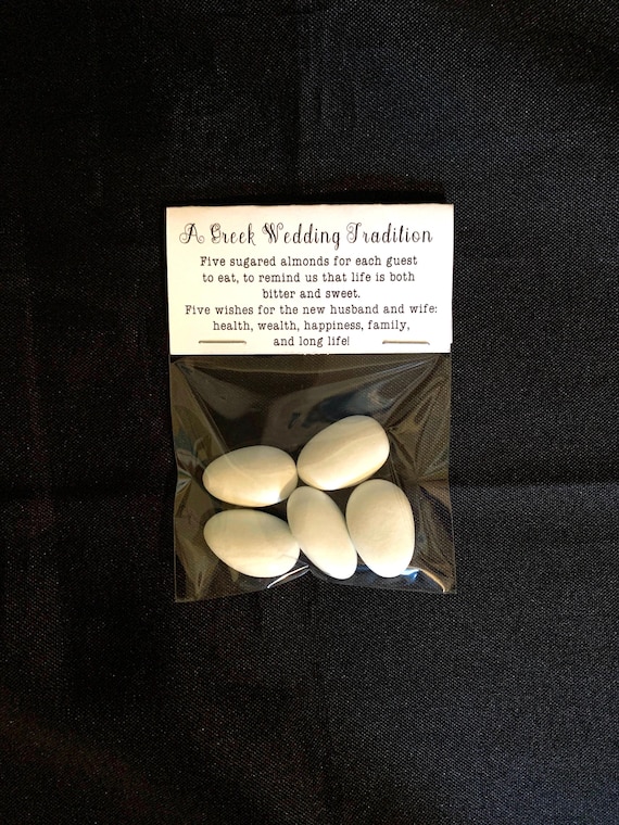 15 - Greek Boubounieres "Koufeta"  Wedding favors (Candy Coated Almonds)- Wedding/Bridal Shower Favors- Party favors- Greek Traditions