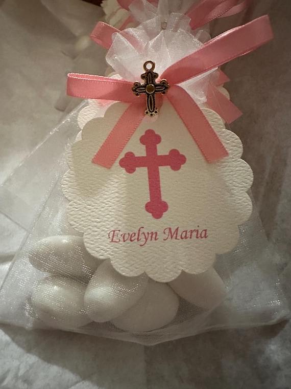 50 - Baptism / Babyshower Boubouniera - Jordan Almonds/Koufeta Favors- baby shower favor- jordan almond favor- greek traditions - bautismo