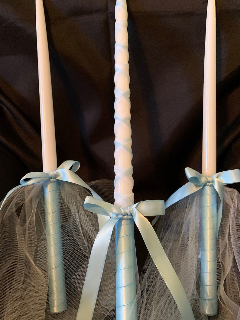 Wrapped in Hugs Greek Orthodox Baptism Candles Lambathes Etsy