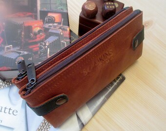 Vintage Vietnam Flag Womens RFID Blocking Zip Around Wallet Genuine Leather Clutch Long Card Holder Organizer Wallets Large Travel Purse