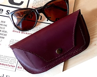 Sunglasses Case Leather handmade eyeglasses case Storage leather case Designer case Sunglasses holder