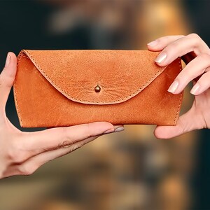 Leather Sunglasses case Summer Eyeglasses cover Handmade storage